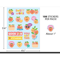 Peach Smelly Stickers