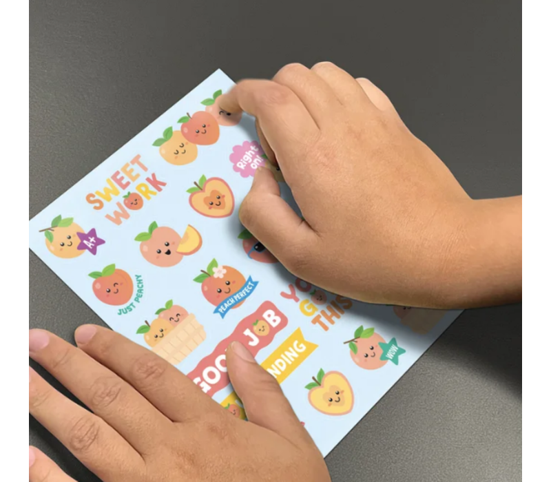 Peach Smelly Stickers