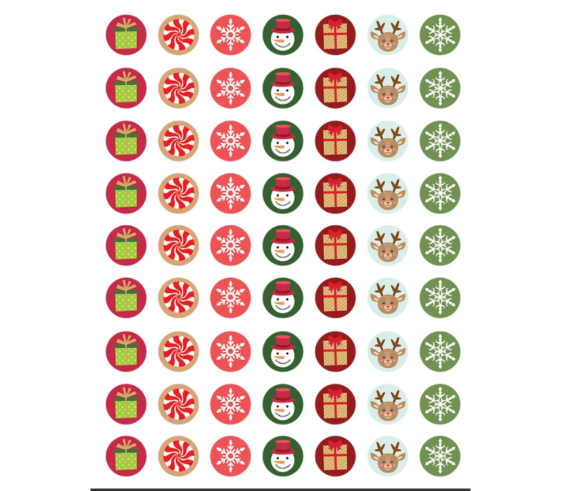 Winter Holiday Mini Stickers*