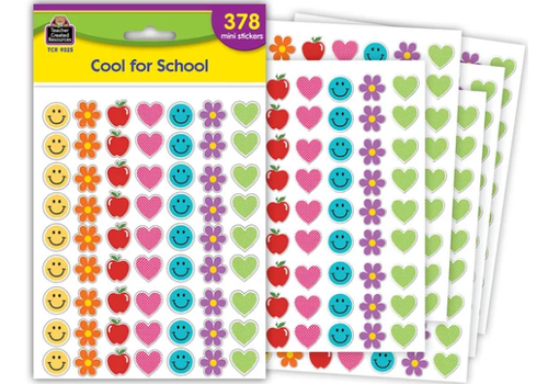 Teacher Created Resources Cool for School Mini Stickers*