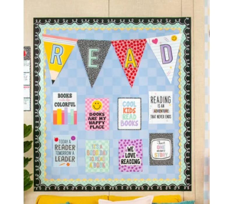 Better Than Paper Bulletin Board Roll- Blue Checkers