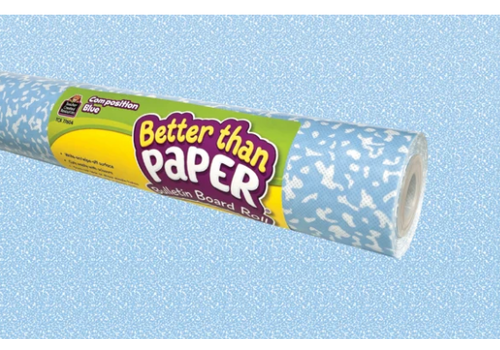 Teacher Created Resources Better Than Paper Bulletin Board Roll-Composition Blue *