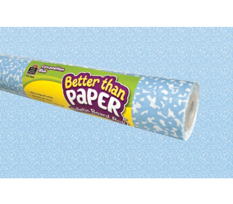 Better Than Paper Bulletin Board Roll-Composition Blue *