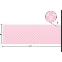 Better Than Paper Bulletin Board Roll-  Pink Checkers *