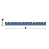 Denim Scalloped Bulletin Board Borders*