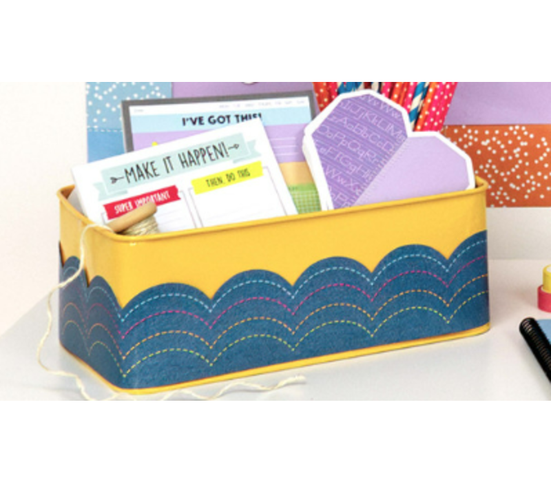 Denim Scalloped Bulletin Board Borders*