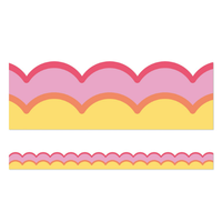 Warm Waves Scalloped Bulletin Board Borders*