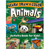 Learn, Draw & Color Animals