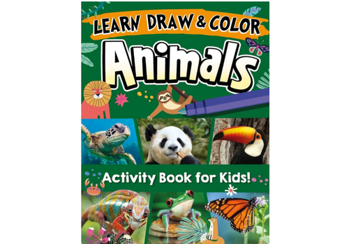 zibbers Learn, Draw & Color Animals