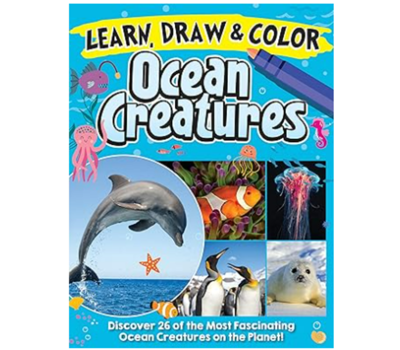 Learn, Draw & Color Ocean Creatures