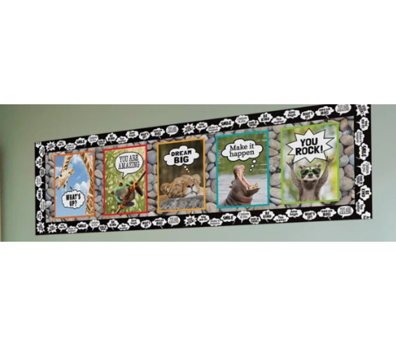 Speech Bubbles Straight Border Trim*