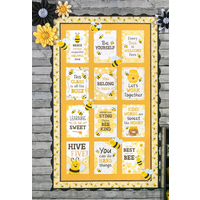 Buzzing Bees Straight Border Trim*