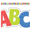 Colorful Alphabet Die-Cut Border Trim*