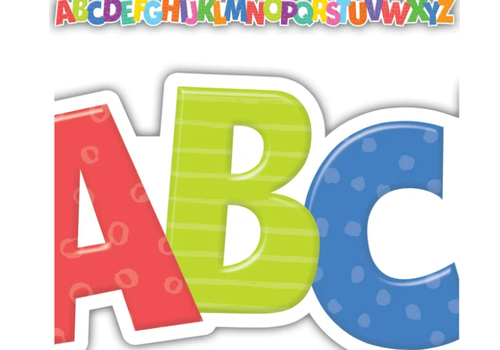 Teacher Created Resources Colorful Alphabet Die-Cut Border Trim*
