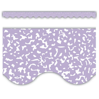 Composition Purple Scalloped Border Trim*
