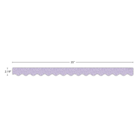 Composition Purple Scalloped Border Trim*