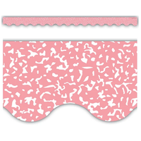 Composition Pink Scalloped Border Trim*