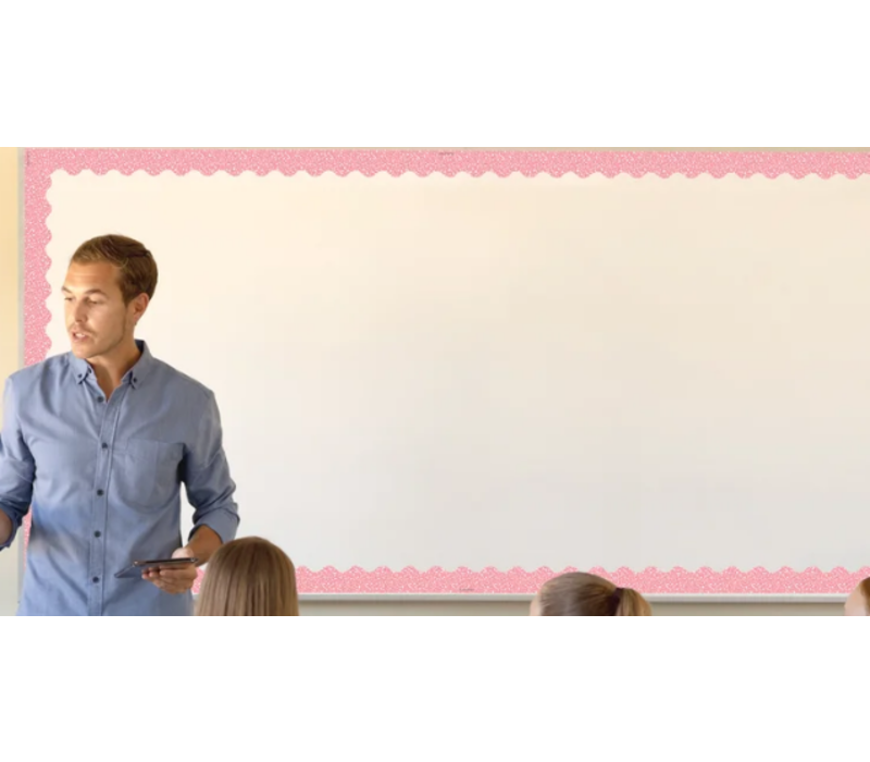 Composition Pink Scalloped Border Trim*