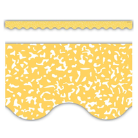 Composition Yellow Scalloped Border Trim*