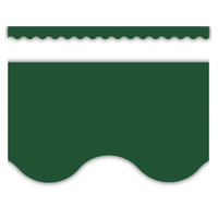 Pine Green Scalloped Border Trim*