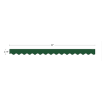 Pine Green Scalloped Border Trim*