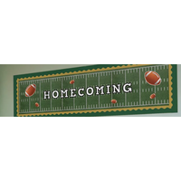 Pine Green Scalloped Border Trim*