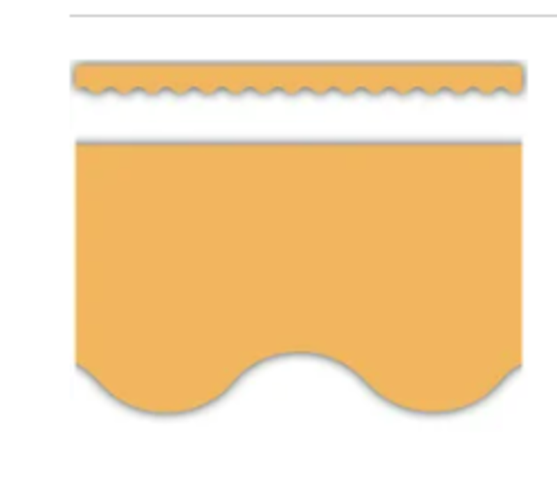 Golden Sun Scalloped Border Trim*
