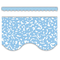 Composition Blue Scalloped Border Trim*