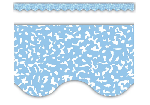 Teacher Created Resources Composition Blue Scalloped Border Trim*