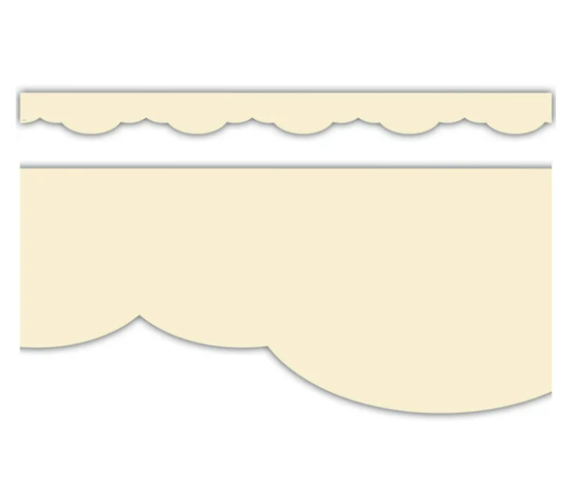 Creme Brulee Fancy Scallops Border Trim*
