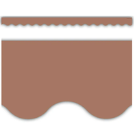 Mocha Scalloped Border Trim*