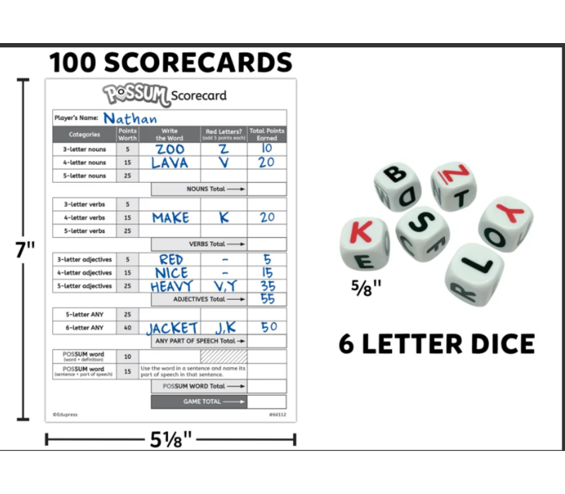 POSSUM Dice Game*