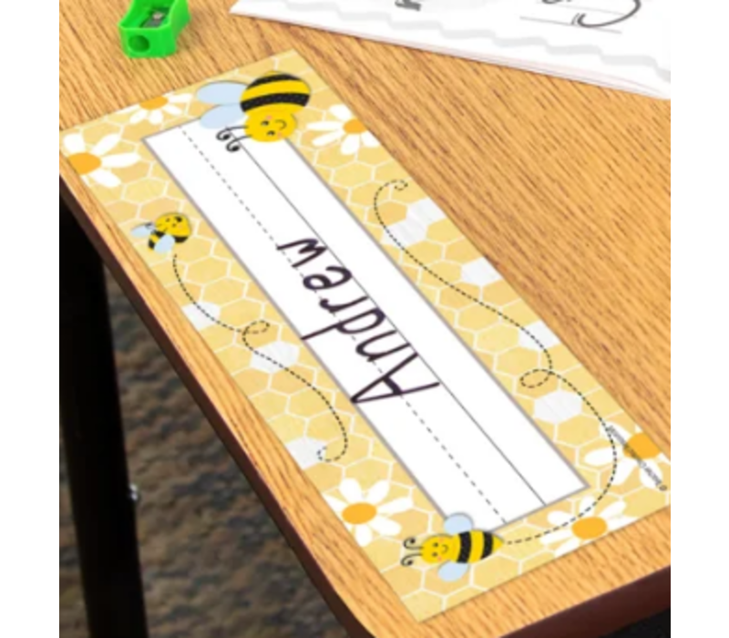 Buzzing Bees Flat Name Plates *