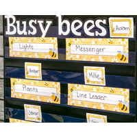 Buzzing Bees Flat Name Plates *