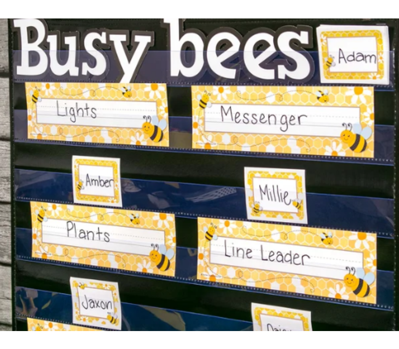 Buzzing Bees Flat Name Plates *