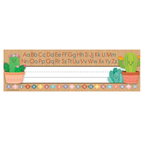 Happy Cactus Crew Flat Name Plates*