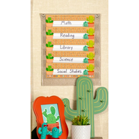 Happy Cactus Crew Flat Name Plates*