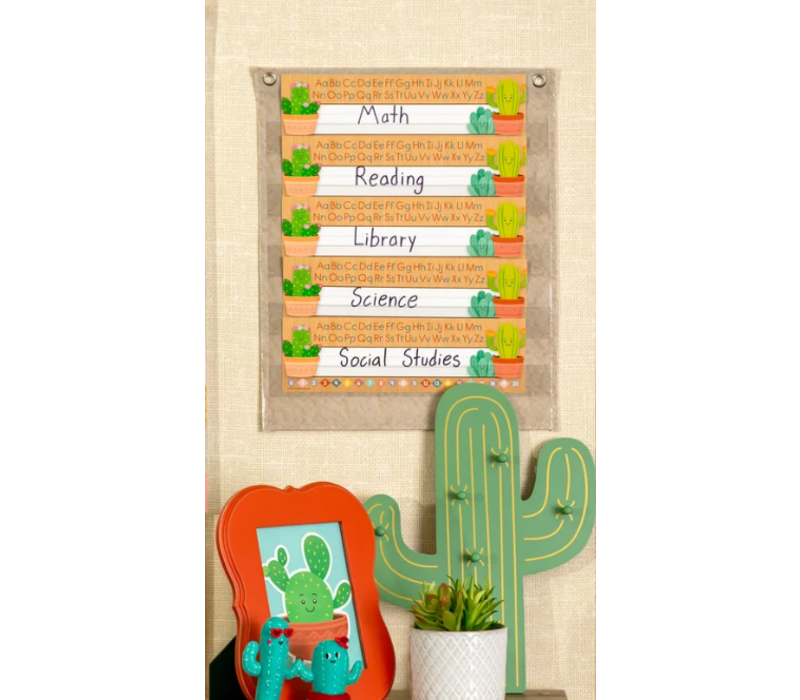 Happy Cactus Crew Flat Name Plates*