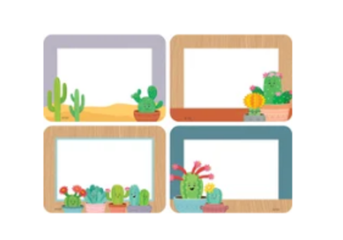Teacher Created Resources Happy Cactus Crew Name Tags/Labels - Multi-Pack*