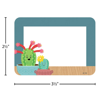 Happy Cactus Crew Name Tags/Labels - Multi-Pack*