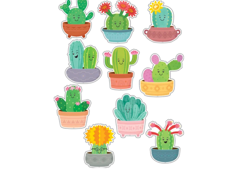 Teacher Created Resources Happy Cactus Crew Accents/Cut Outs*