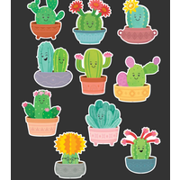 Happy Cactus Crew Accents/Cut Outs*