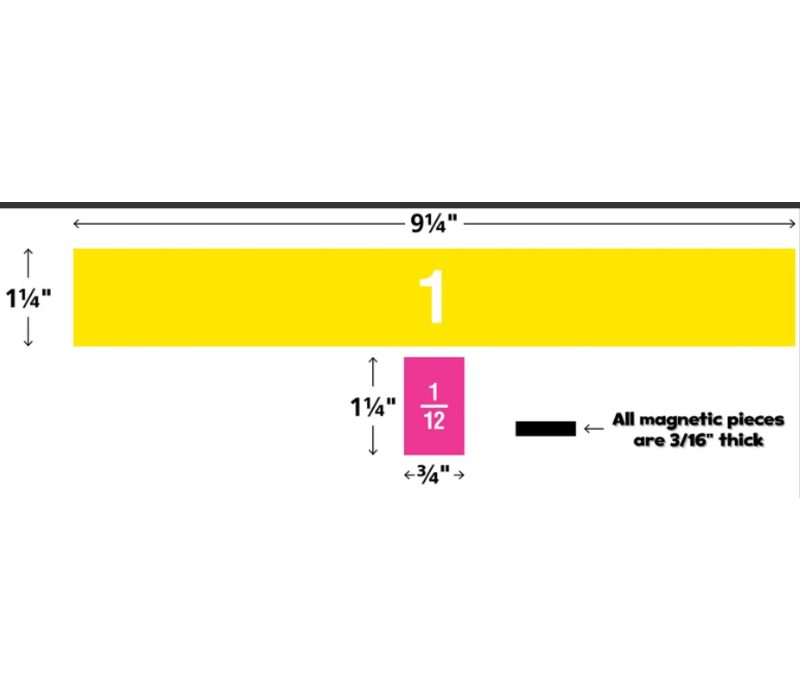 Fraction Tiles Magnetic Accents*