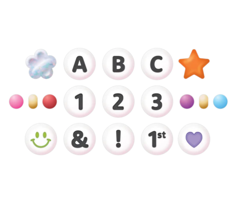 Friendship Beads Circle Letters*
