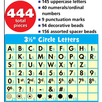 Friendship Beads Circle Letters*