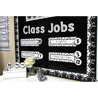 Black on White Hand Drawn 4" Letters Combo Pack*