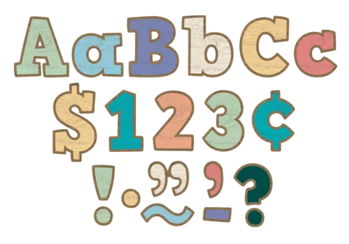 Teacher Created Resources Painted Wood Bold Block 4" Letters Combo Pack*