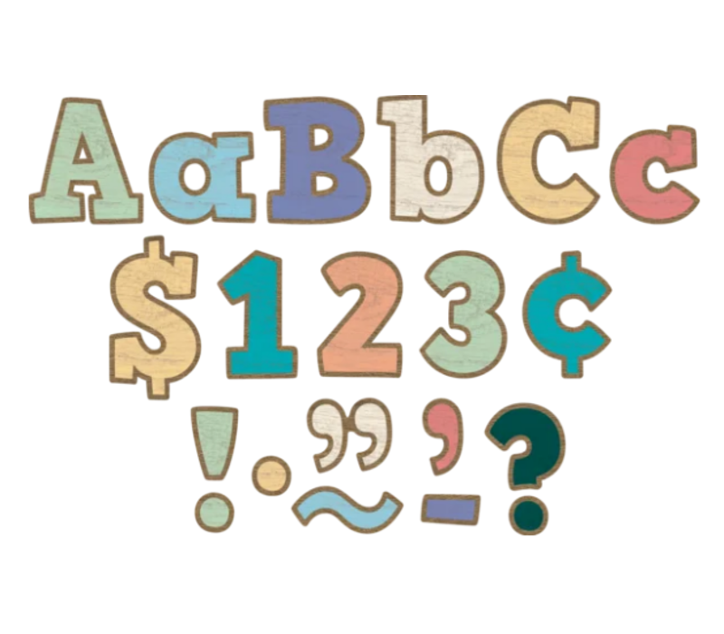 Painted Wood Bold Block 4" Letters Combo Pack*