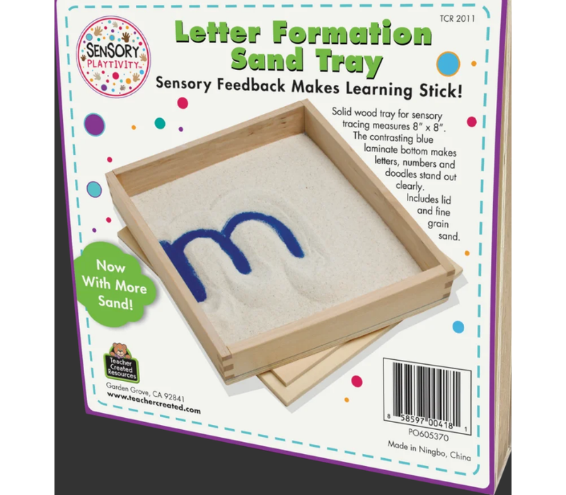 Sensory Playtivity Letter Formation Sand Tray