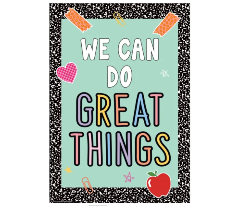 We Can Do Great Things Positive Poster*